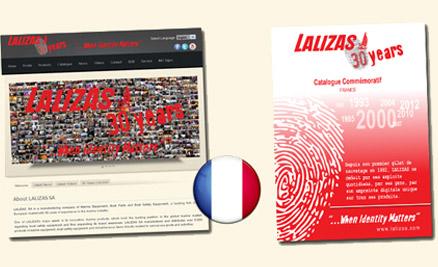 Le site Web de LALIZAS est disponible aussi en Français!