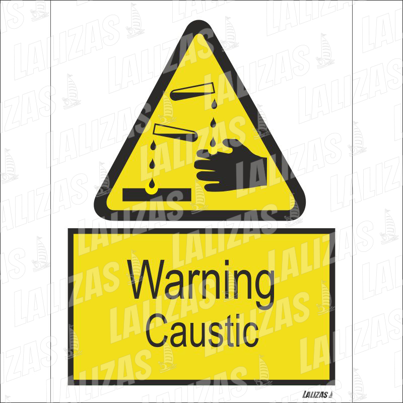 Danger - Caustic image